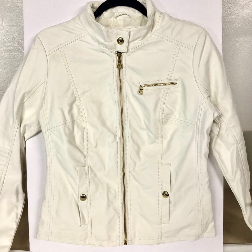 Women’s medium Guess faux leather jacket like new